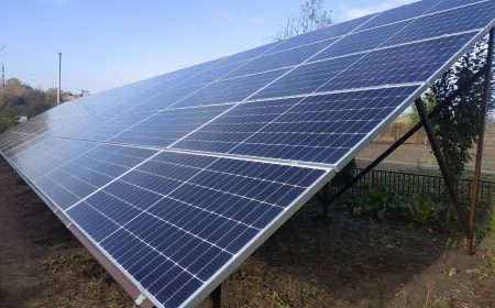 Комбінована 30 кВт сонячна електростанція в Сумах