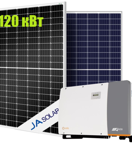 Сонячна електростанція на власне споживання 120 кВт під ключ