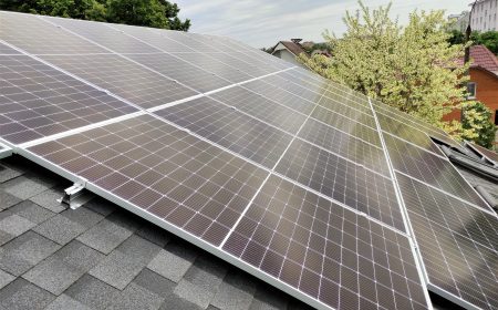 15 кВт солнечная электростанция на крыше дома в Сумах